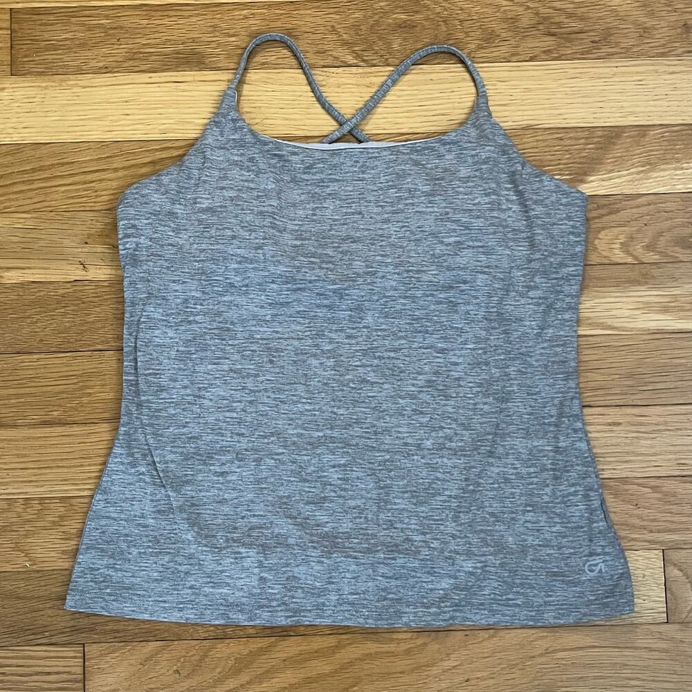 GapFit X-Back Brushed Fit Jersey Workout Tank - Size S